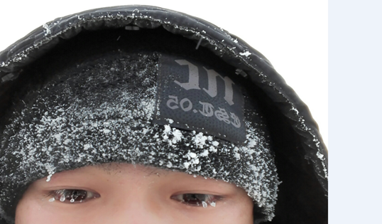就算冰天雪地，，，万丈玄冰，，，他们依旧创立事业