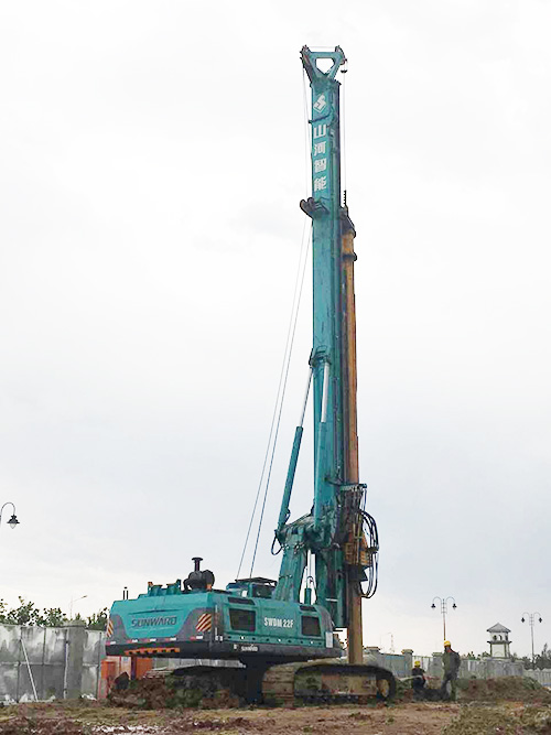 壹定发智能十台旋挖助力沈阳重点工程