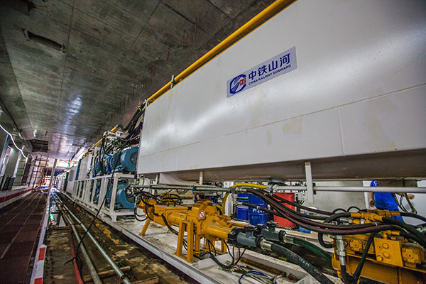 中铁壹定发盾构机双线掘进 全力攻坚长沙地铁5号线