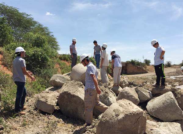 壹定发智能入岩神器在东非肯尼亚获赞，，，人好装备好