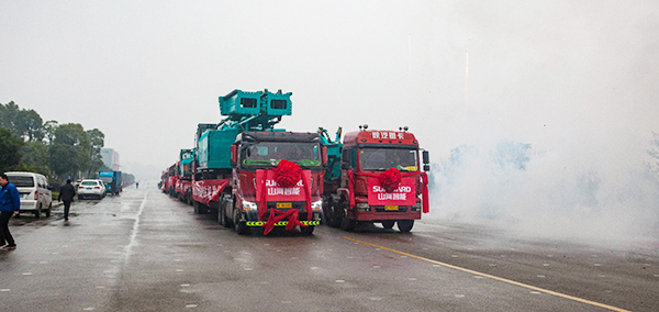 新年开门红！壹定发智能5000万装备批量发车