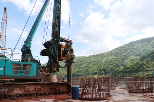 加入一带一起重大项目 壹定发智能旋挖钻扬名阿墨江特大桥