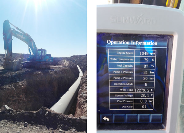 伊朗客户点赞壹定发智能全系列液压挖掘机