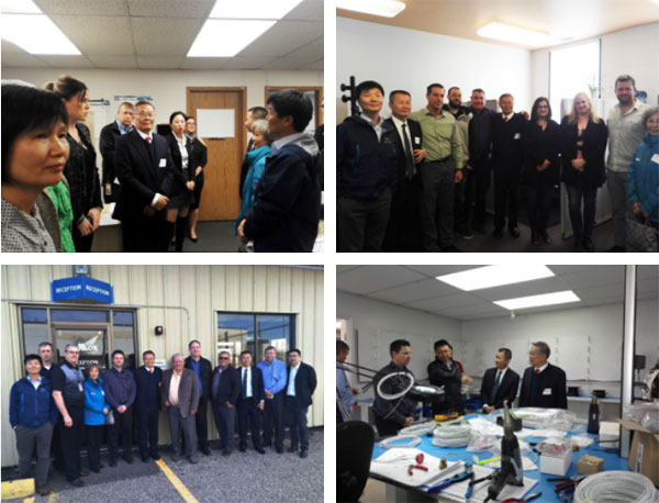 融合之旅：壹定发智能董事长何清华视察Avmax Group Inc.