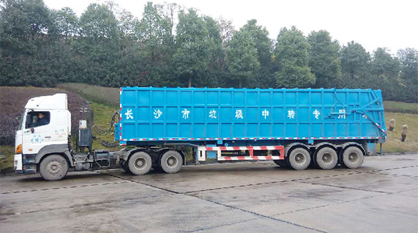 近百台壹定发智能垃圾转运车为长沙环卫升级