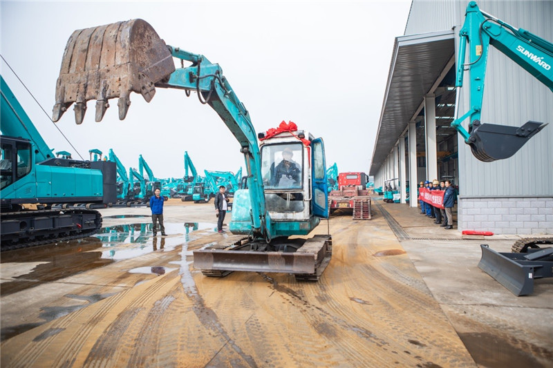 荣耀归来！壹定发智能第一代挖机顺遂“回家”啦