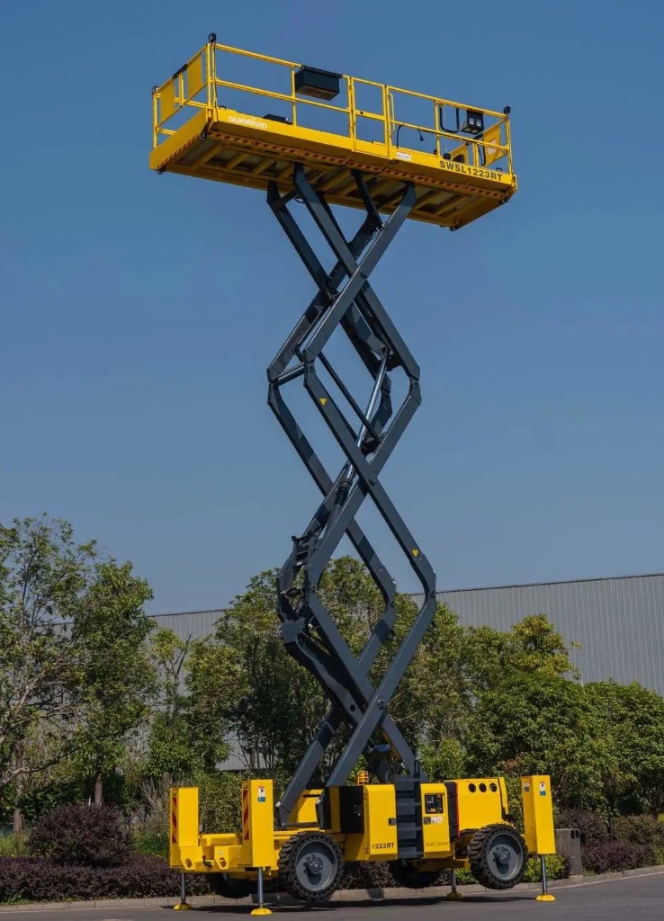 批量发往欧洲，，，，，，高空作业平台迎来新年开门红