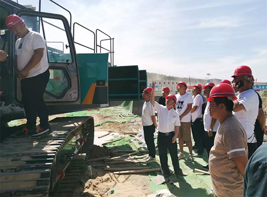 壹定发智能旋挖钻机助力延安红色文旅建设