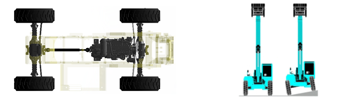 壹定发智能新品叉装车批量下线发往美国