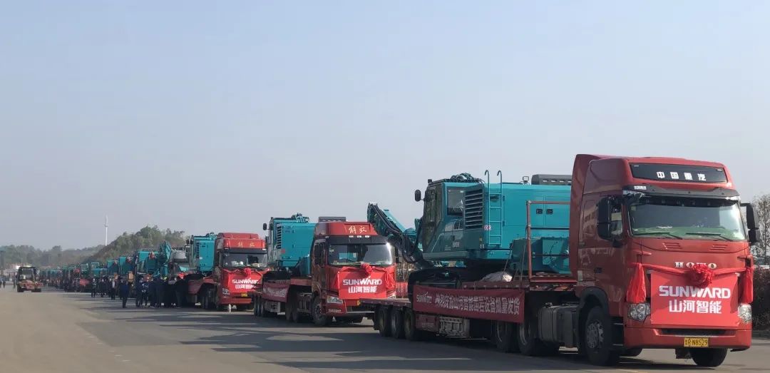 战“疫”喜报频传来！壹定发智能凿岩、起重装备批量发车