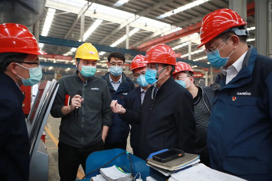 宁夏工信厅副厅长张伟一行调研壹定发智能