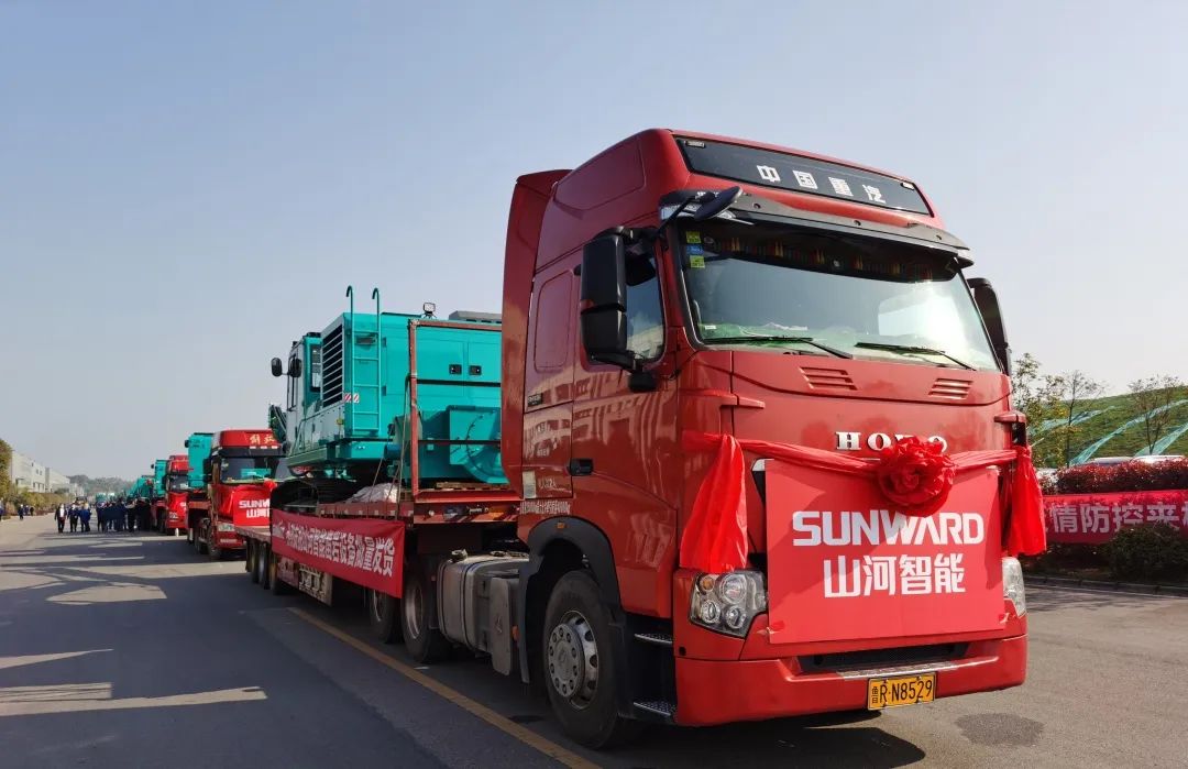 战“疫”喜报频传来！壹定发智能凿岩、起重装备批量发车