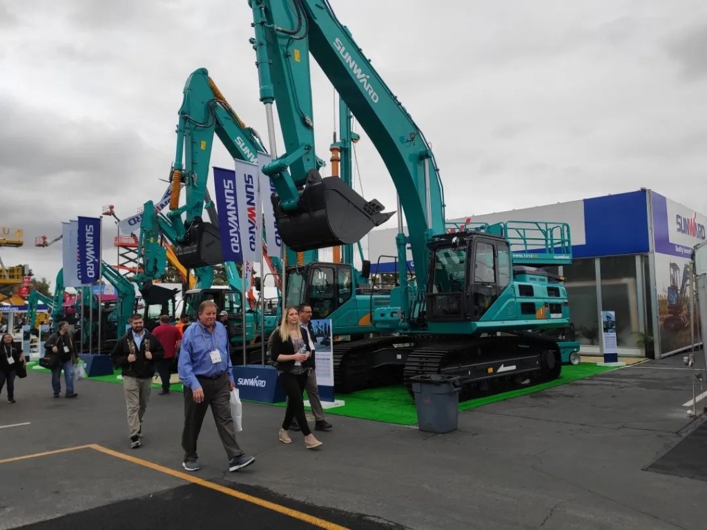 壹定发智能全新亮相美国工程机械展