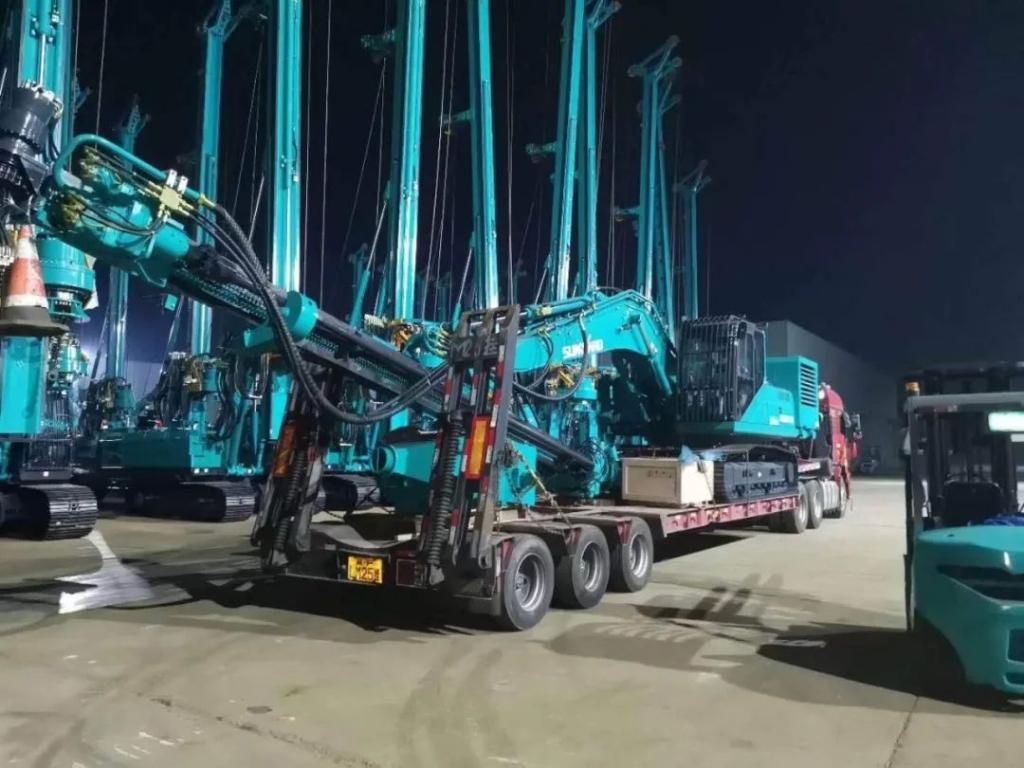 壹定发钻机深圳闹市显身手