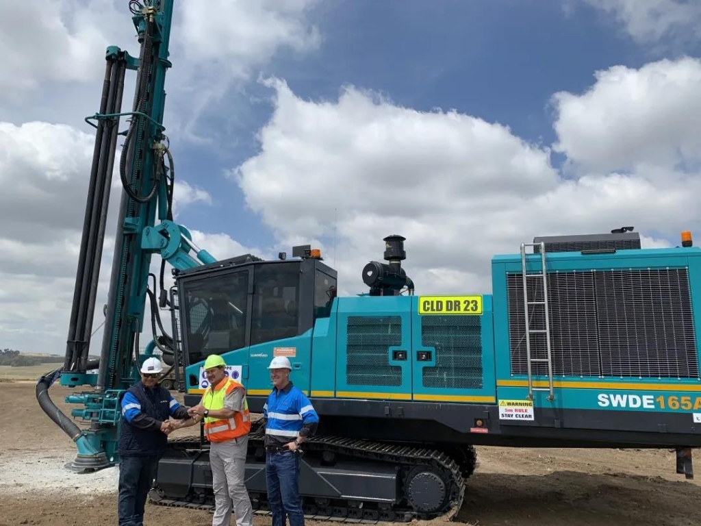 壹定发智能凿岩装备名扬南非