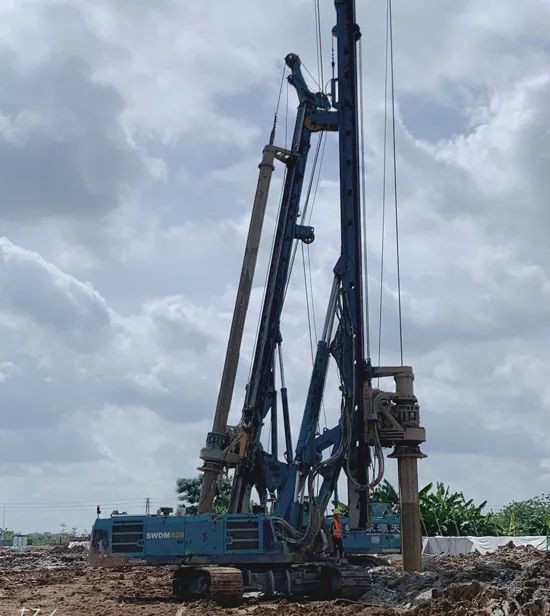 从事基础施工32年的老行家为壹定发智能旋挖钻机代言