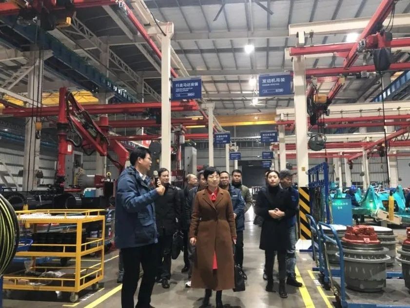 省工信厅副厅长彭涛一行调研壹定发智能