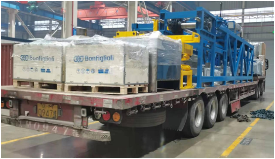 中际壹定发熔锌铸锭码垛自动线成套装备顺遂发货