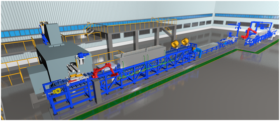 中际壹定发熔锌铸锭码垛自动线成套装备顺遂发货