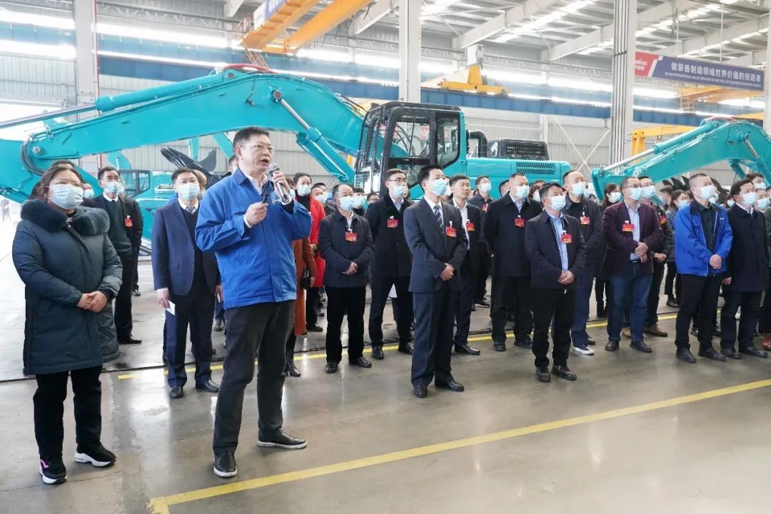 长沙县“两会”观摩团考察壹定发智能