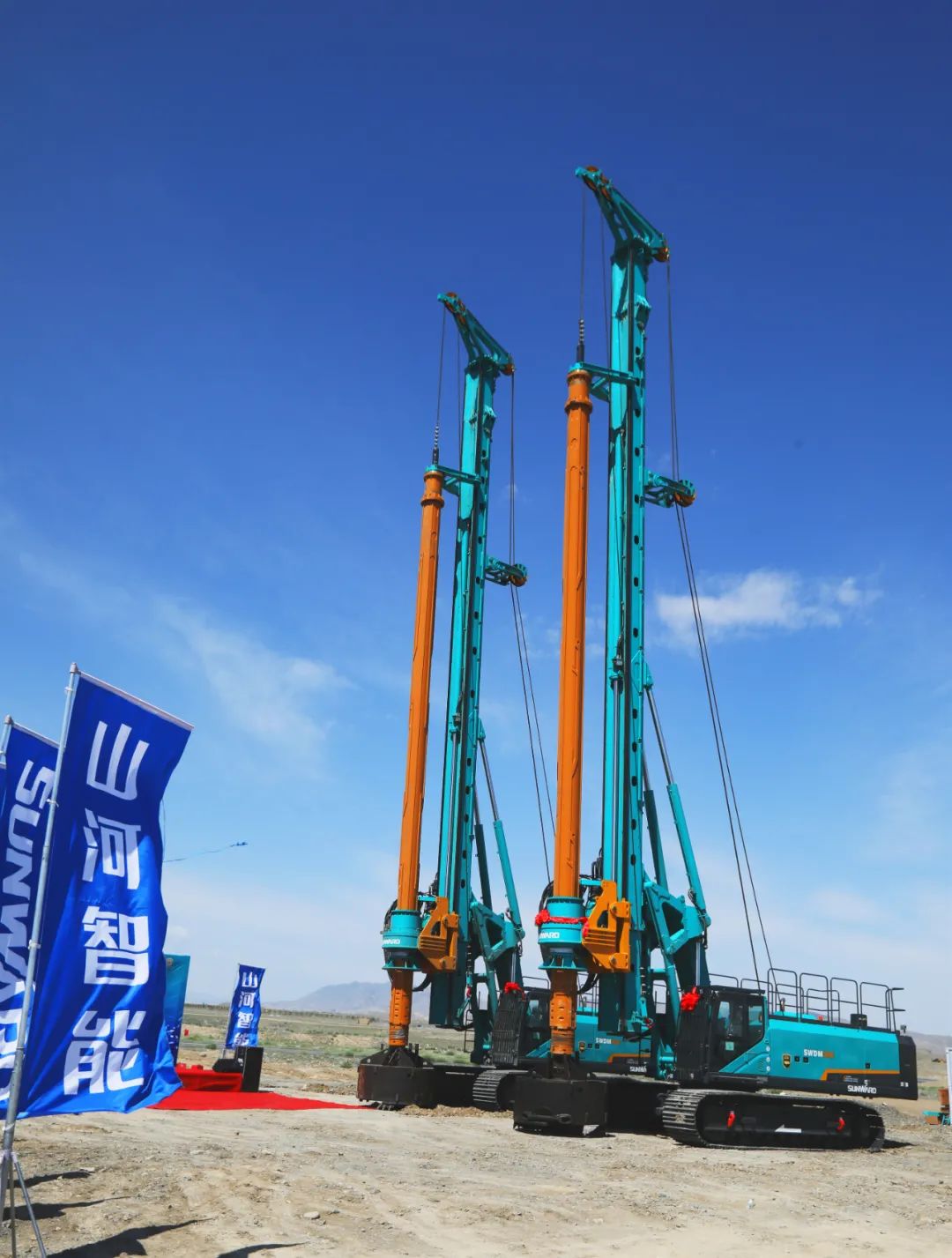 壹定发智能产品交付中国能建葛洲坝集团，，，，，助力建设大美新疆