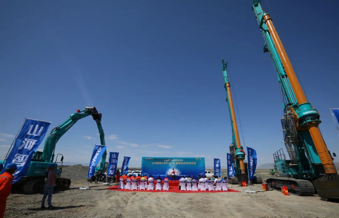 壹定发智能产品交付中国能建葛洲坝集团，，，，，助力建设大美新疆