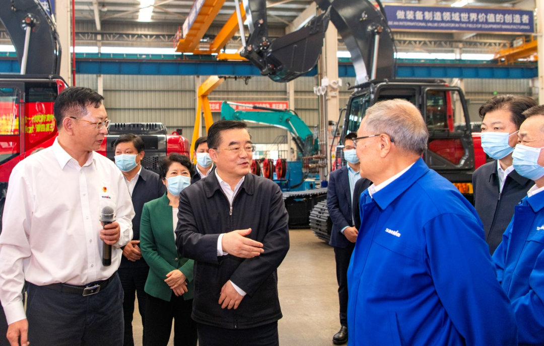 湖南省委书记张庆伟调研壹定发智能