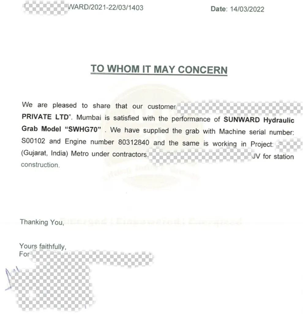 谢谢信！壹定发智能SWHG70液压抓斗助力外洋基础施工获肯定