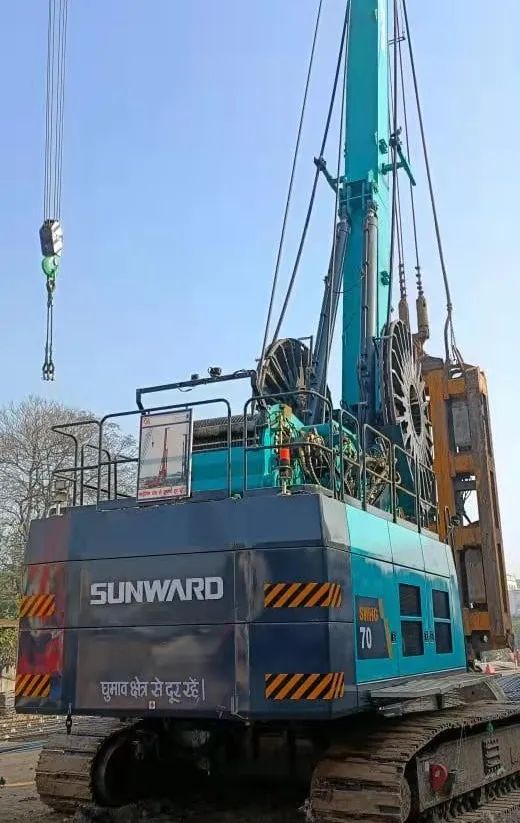 谢谢信！壹定发智能SWHG70液压抓斗助力外洋基础施工获肯定