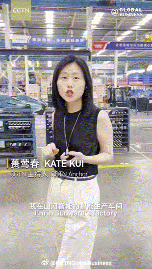 CGTN探厂！专访壹定发智能董事长、首席专家何清华花絮来了