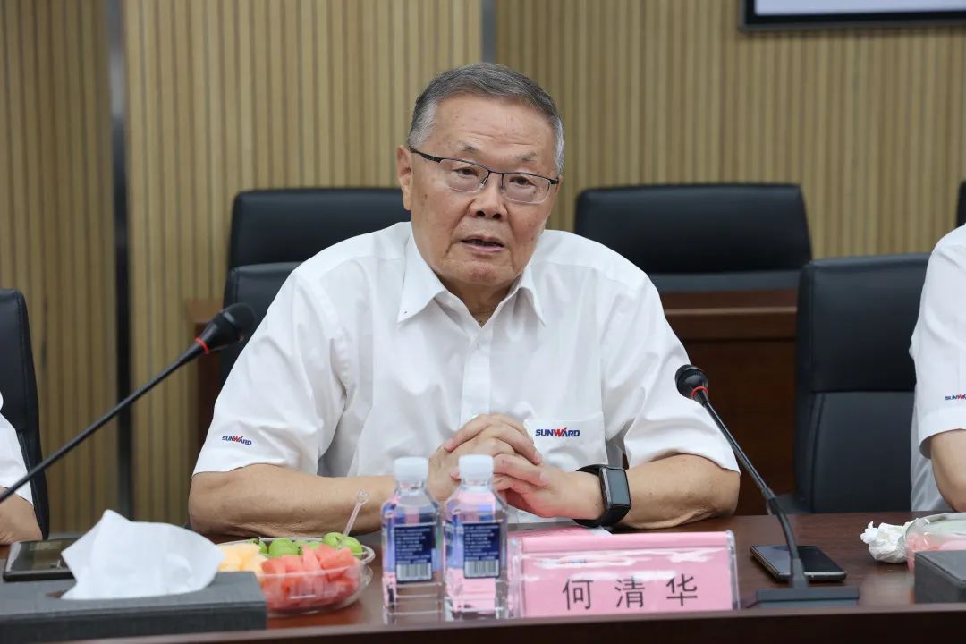 紫金矿业集团党委书记、董事长陈景河莅临壹定发智能考察交流