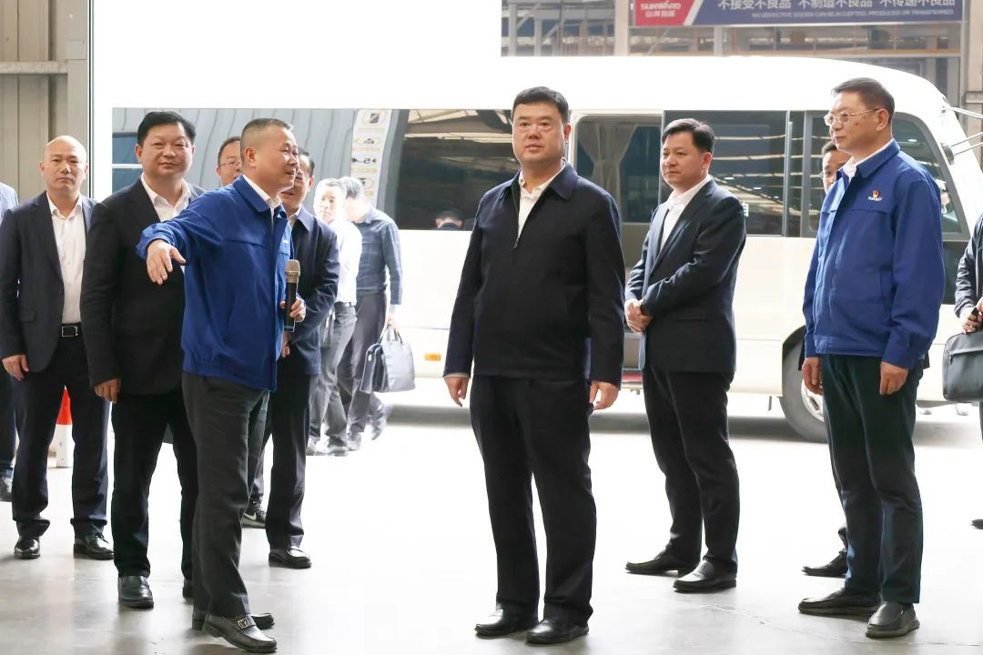 湖南省委政法委书记魏建锋调研壹定发智能