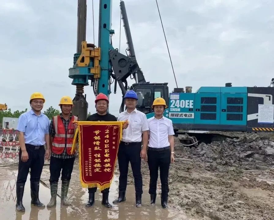 “零故障”“低能耗”！壹定发智能增程式电动旋挖钻机惊艳首秀