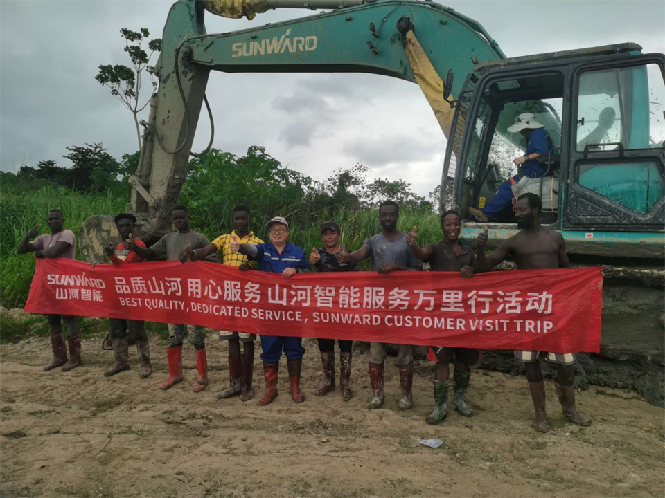 品质壹定发，，，，，，，，专心折务！壹定发智能效劳万里行活动走进非洲加纳