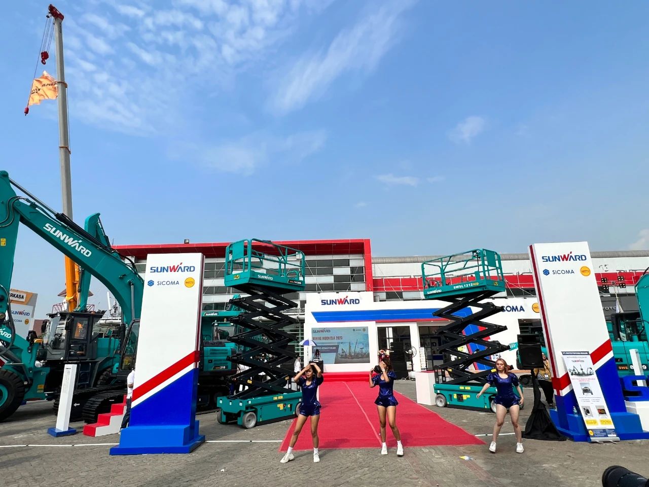 深耕细作，，，，，，逆势增添！壹定发智能艳服亮相印尼雅加达矿业展