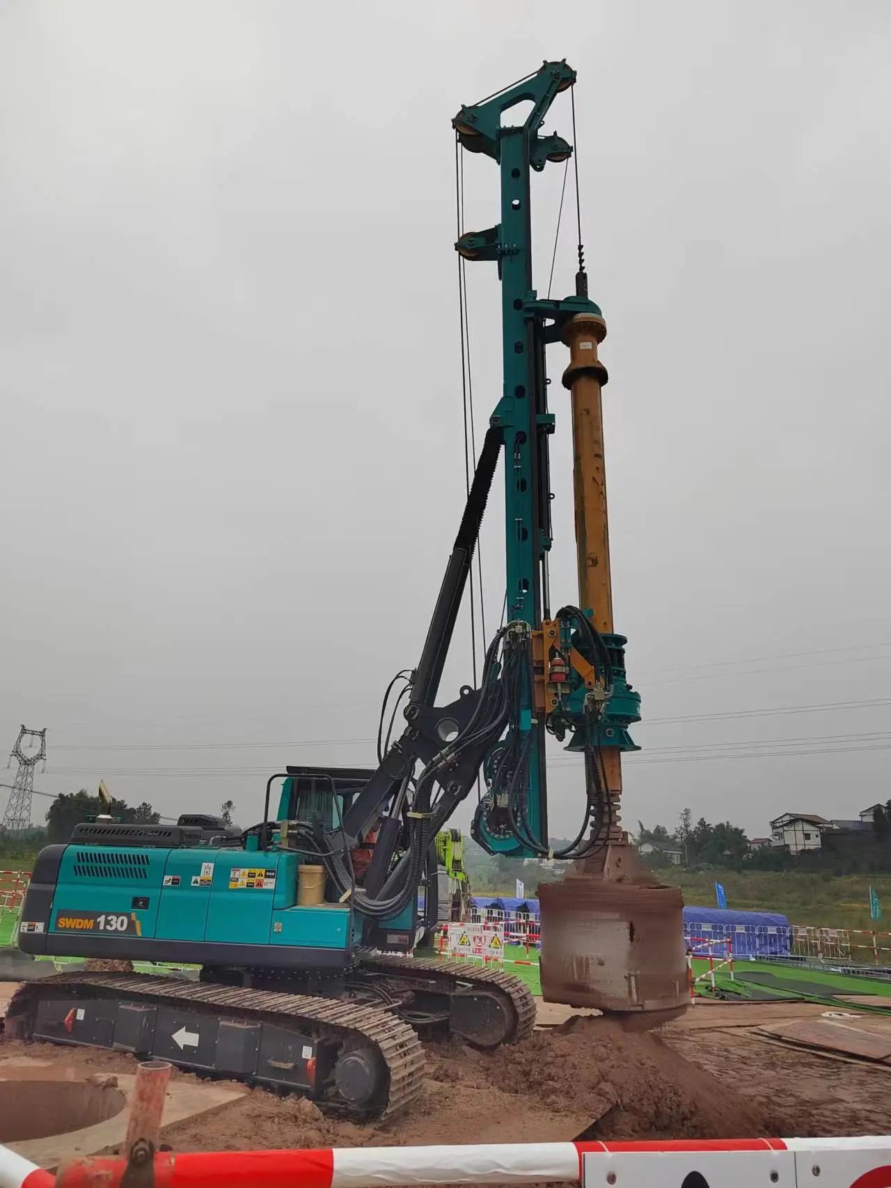 “强将”出击！壹定发智能旋挖钻机助力哈密送重庆特高压工程