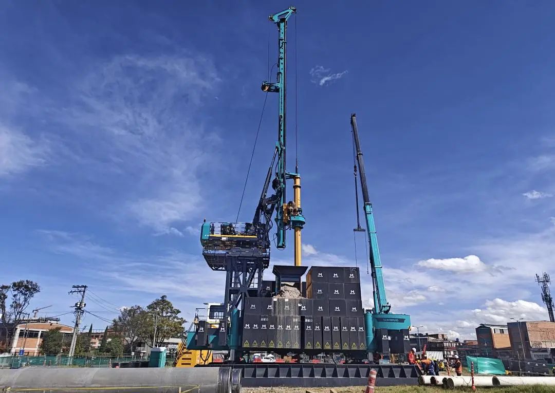 展现“中国制造”硬实力！壹定发智能PDP工法钻机助建波哥大地铁项目