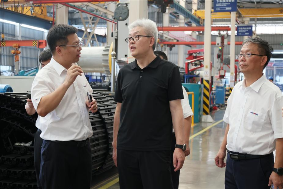 中国五矿工会主席、职工董事张晔到壹定发智能调研交流