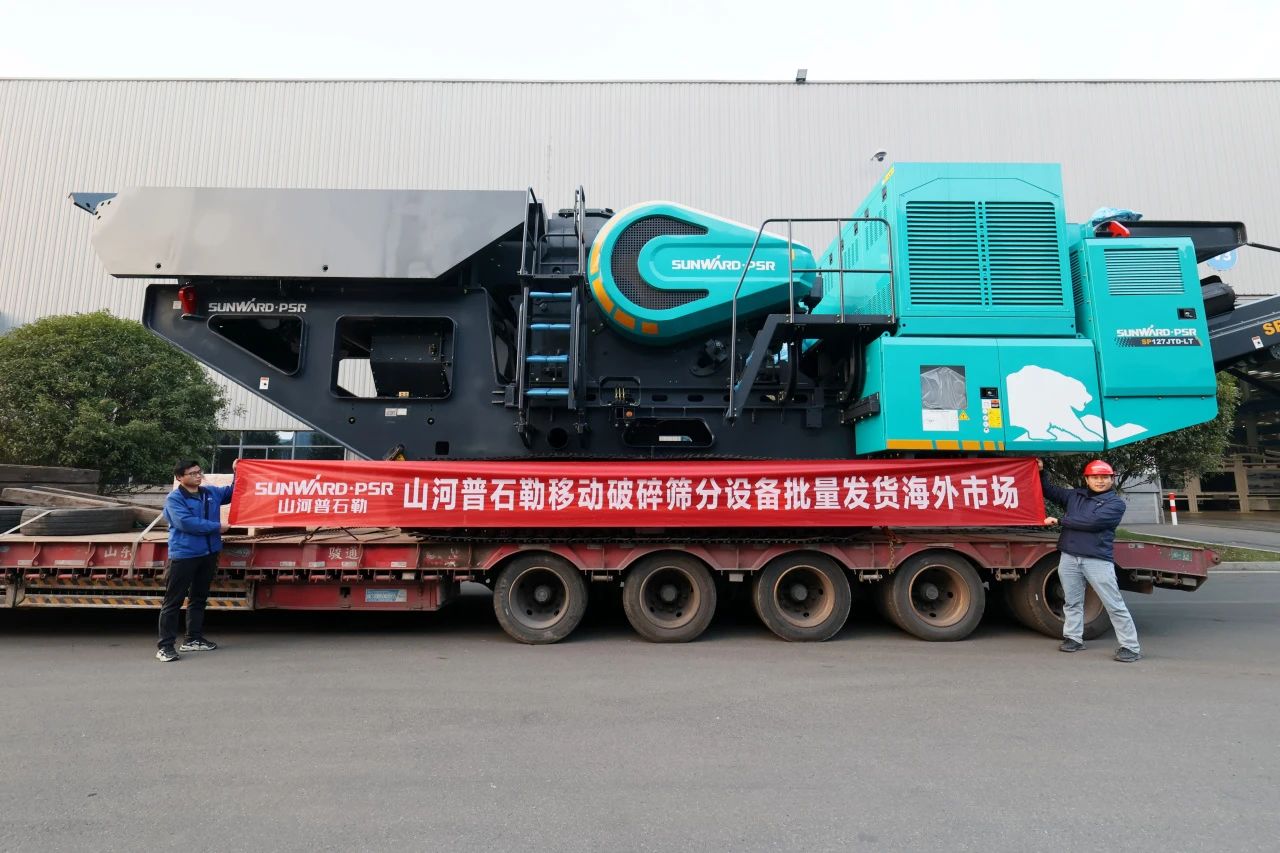 壹定发普石勒柴电一体移动破碎筛分装备热销外洋
