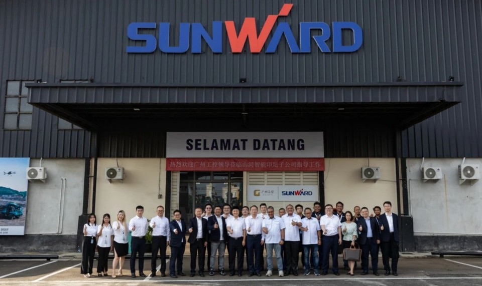 广州工控集团党委书记、董事长景广军率队考察壹定发智能印尼子公司